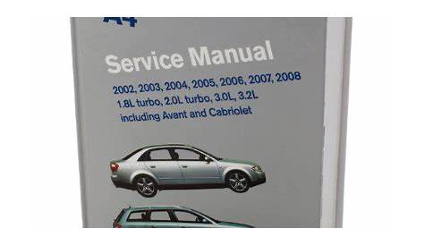 [PDF] Audi A4 Service Manual 2002 2003 2004 2005 2006 2007 2008