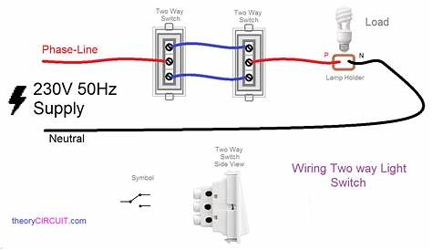 double switch wiring diagram uk