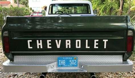 green chevy truck for sale