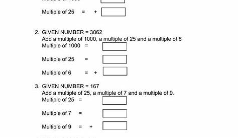 multiples of 9 worksheet