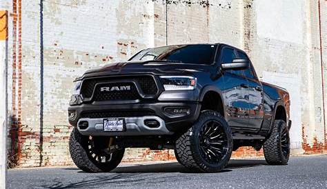 Lifted 2019 Ram 1500 REBEL with Fuel Blitz and Rough Country Suspension