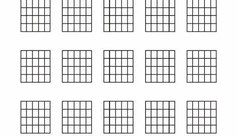 guitar chord chart blank pdf