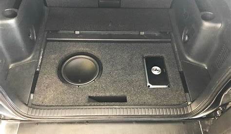 Toyota Rav4 JL Audio Subwoofer and VXi Amplifier Car Stereo