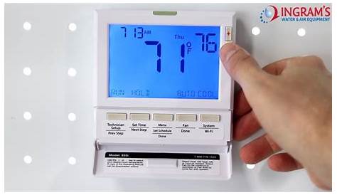 Universal Wifi Thermostat Pro1 T855i Product Review - YouTube