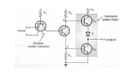 circuit diagram of ttl nand gate