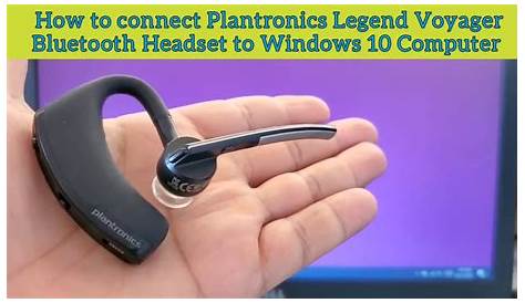 how to connect plantronics voyager 5200