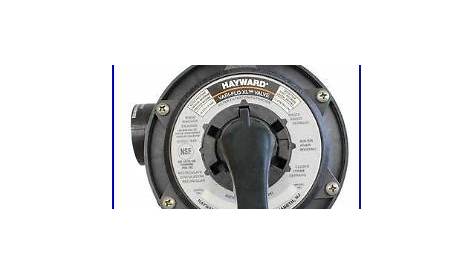 HAYWARD SP0714T Pro Series 6-Way Sand Filter Top Mount Control Valve 1.5