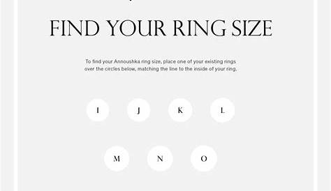 Printable Ring Size Ruler | Printable Ruler Actual Size