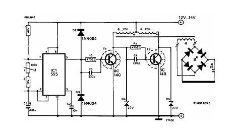 12v dc to 12v ac inverter circuit diagram