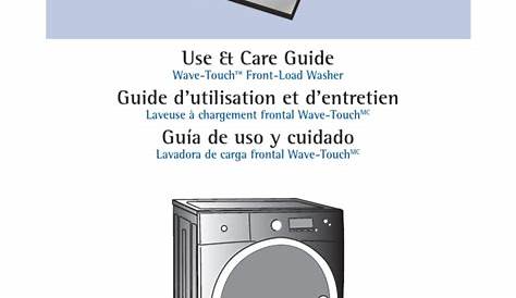 electrolux washing machine service manual pdf