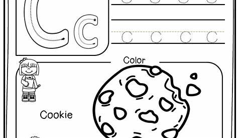 kindergarten letter c worksheets