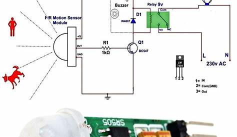 motion sensor switch circuit diagram