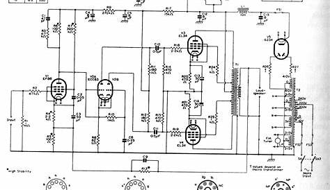 el34 push pull amplifier schematic