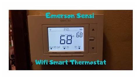 Emerson Sensi Wifi Smart Thermostat Installation & Review - YouTube