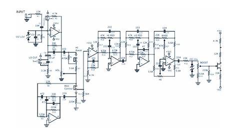 bass preamp circuit diagram