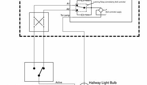 remote controlled light switch circuit diagram