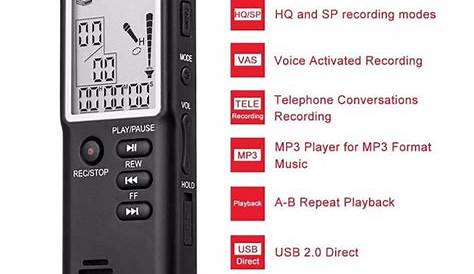 gpx digital voice recorder manual