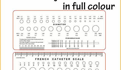 french catheter size chart