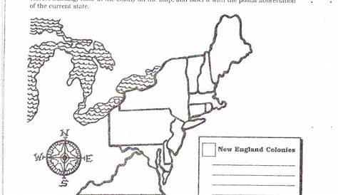13 Colonies Blank Map Printable | Printable Maps