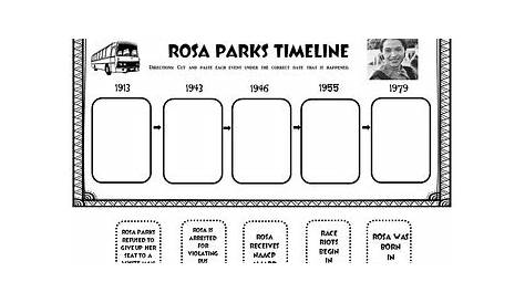 Rosa Parks Worksheet Activity by Green Apple Lessons | TpT