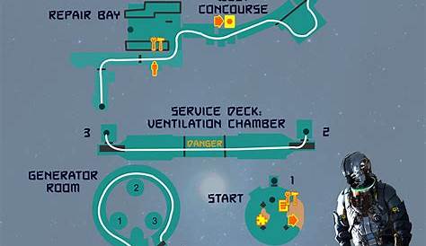 dead space schematic locations