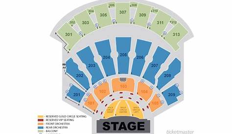 zappos theater virtual seating chart