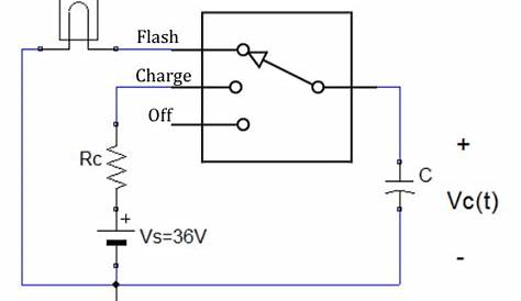 A simple camera flash circuit to be studied in this | Chegg.com