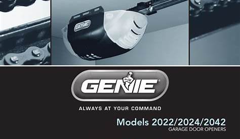 Genie Garage Door Opener Model H6000 07 M Manual | Dandk Organizer