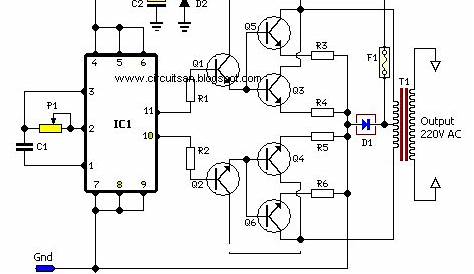4000 watt inverter circuit diagram