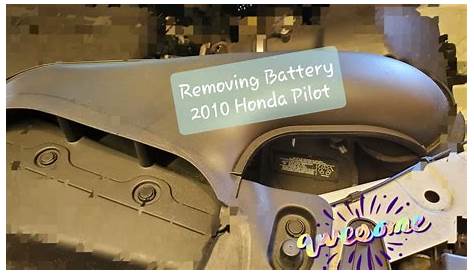 How to: Remove a Battery from a 2010 Honda Pilot - YouTube