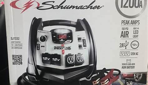 schumacher 1200a portable power station manual