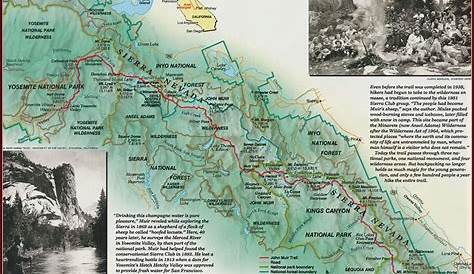 printable john muir trail map