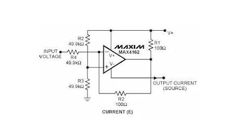 4-20ma current source circuit diagram