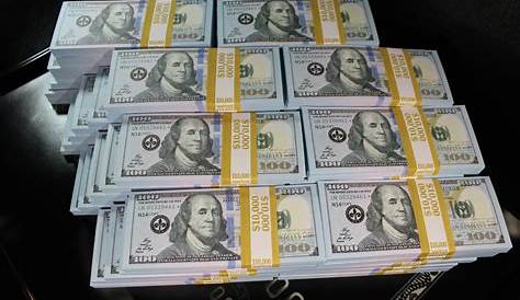 FULL PRINT Realistic Prop Money New Fake 100 Dollar Bills REAL CASH