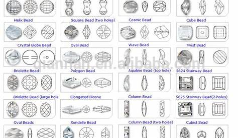 size chart for beads