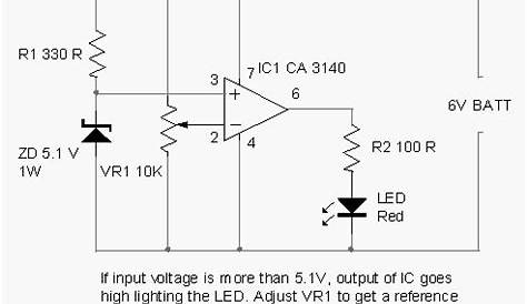 Low Battery Indicator Circuit