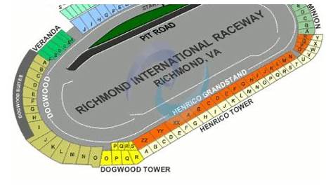 richmond raceway seating chart