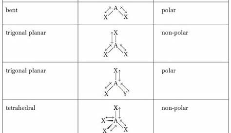 molecular polarity worksheet