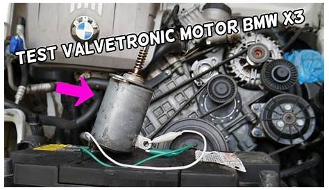 HOW TO TEST VALVETRONIC MOTOR ON BMW X3 E83 - YouTube