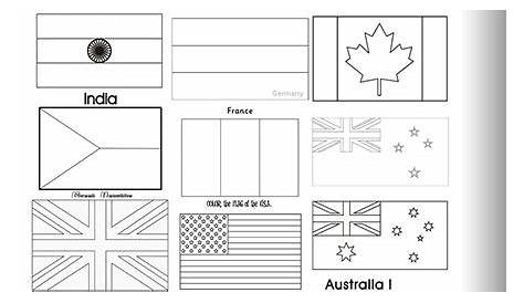 Top 10 Free Printable Country And World Flags Coloring Pages Online