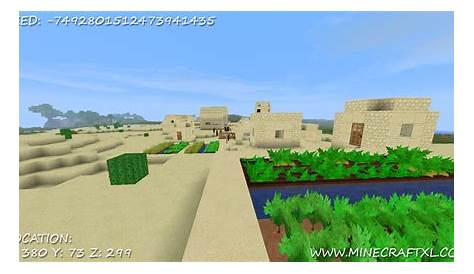 Minecraft Desert Village Seed: -7492801512473941435 - MinecraftXL