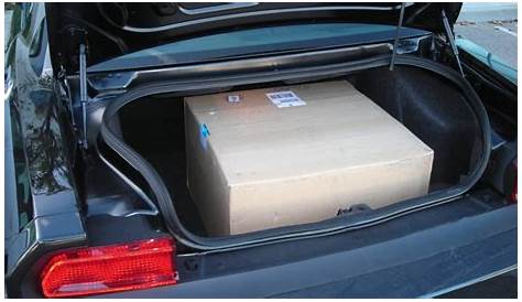 2009 Dodge Challenger Long Term Road Test - Cargo Space