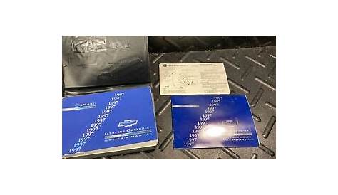 1997 Chevy Camaro Owners Manual | eBay