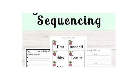 steps to planting a seed worksheets