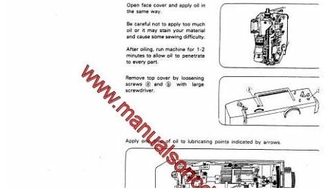 white sewing machine model 1866 manual