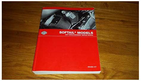 2007 Softail Service Manual - Harley Davidson Forums