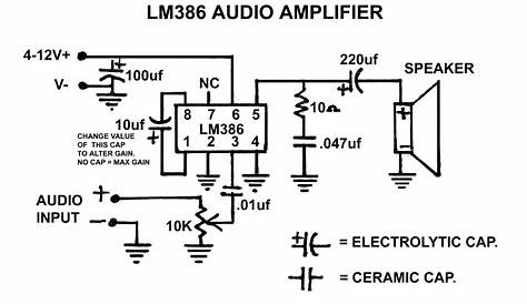 lm386 ic circuit diagram