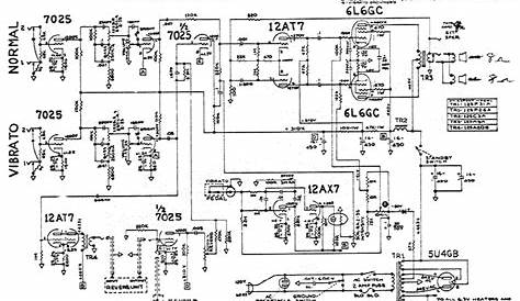 FENDER Vibrolxu Reverb-Amp AB568 Schematic – Electronic Service Manuals