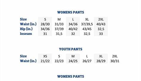 Nike Youth Baseball Pants Size Chart - Greenbushfarm.com