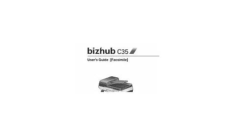 bizhub c35 manual